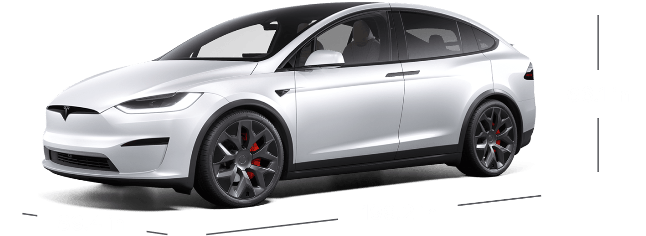 Model X - three-row battery-electric SUV with large cargo and towing capacity