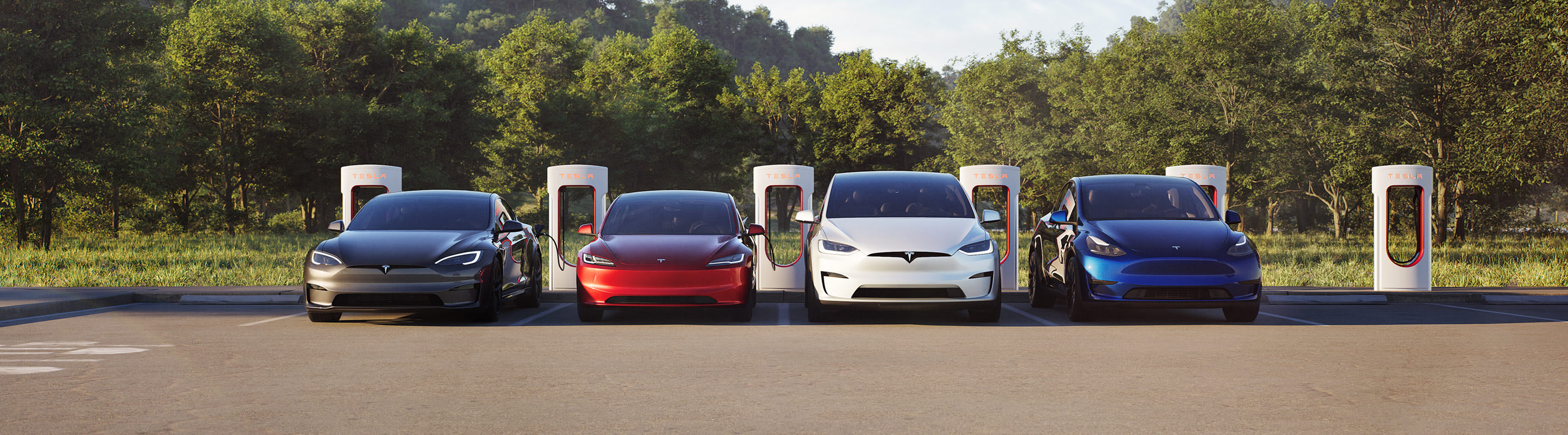 Tesla Family Shot