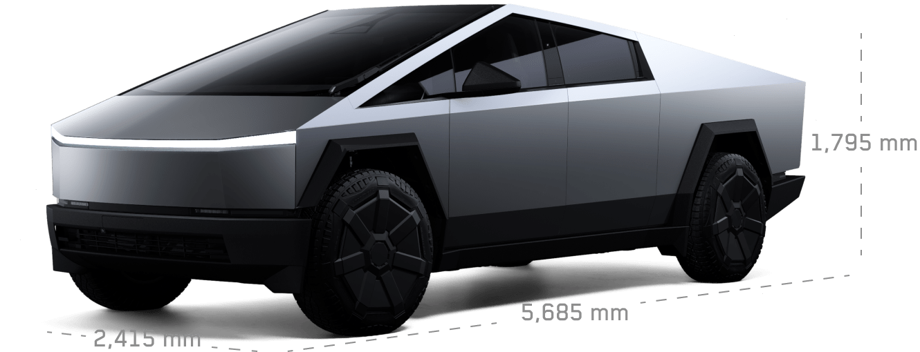 Cybertruck 치수