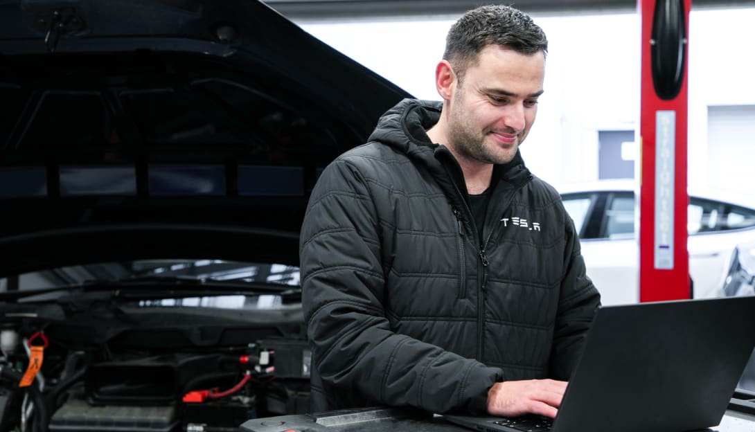 Tesla employee and Veteran, Ryan W.