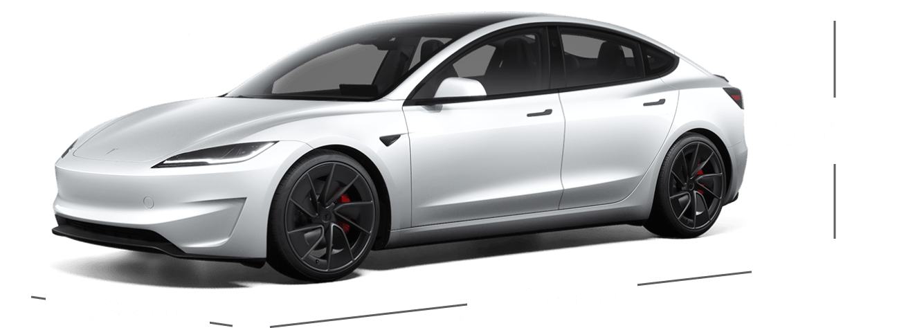 Especificaciones del Model 3 Performance