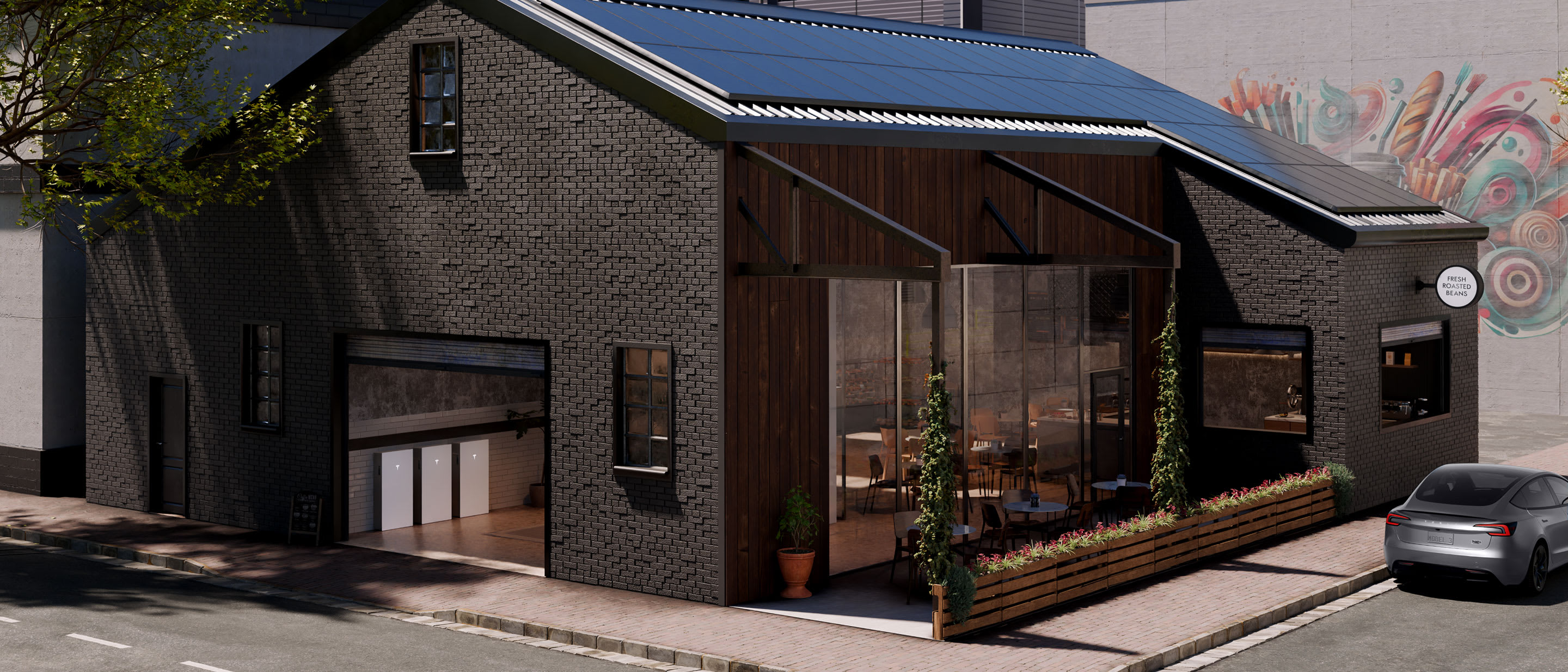 Home using Tesla Energy products