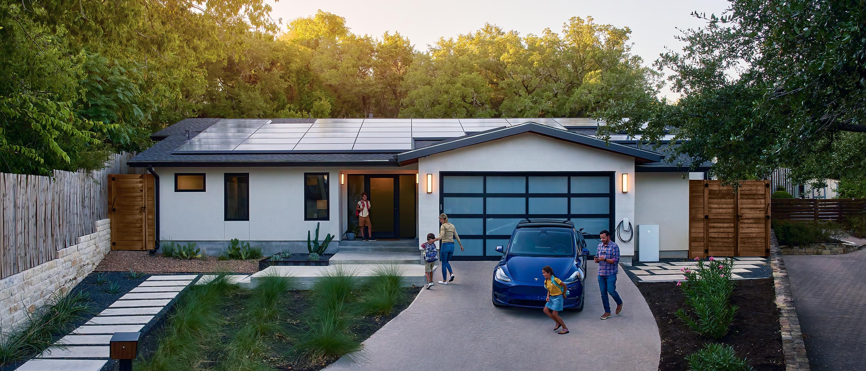 Home using Tesla Energy products