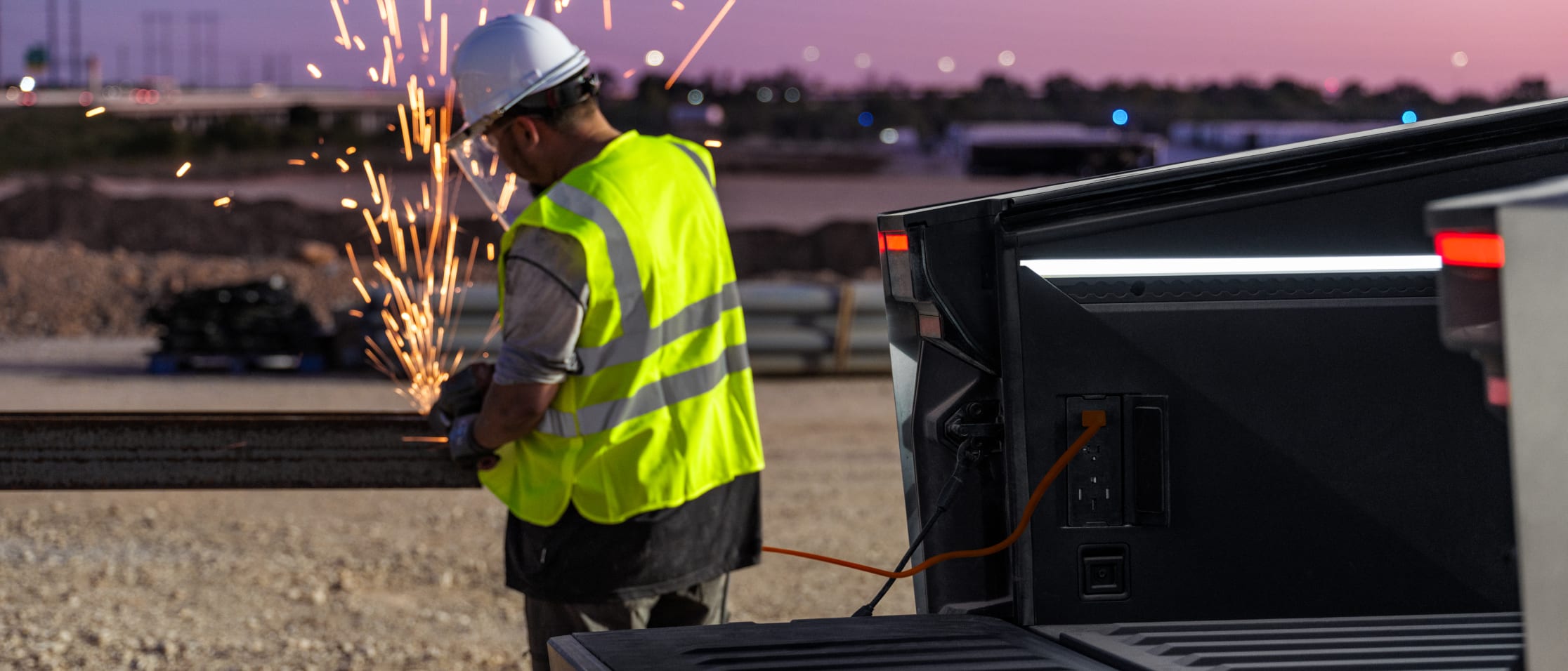 Run your power tools and charge your devices at the same time with five built-in outlets.