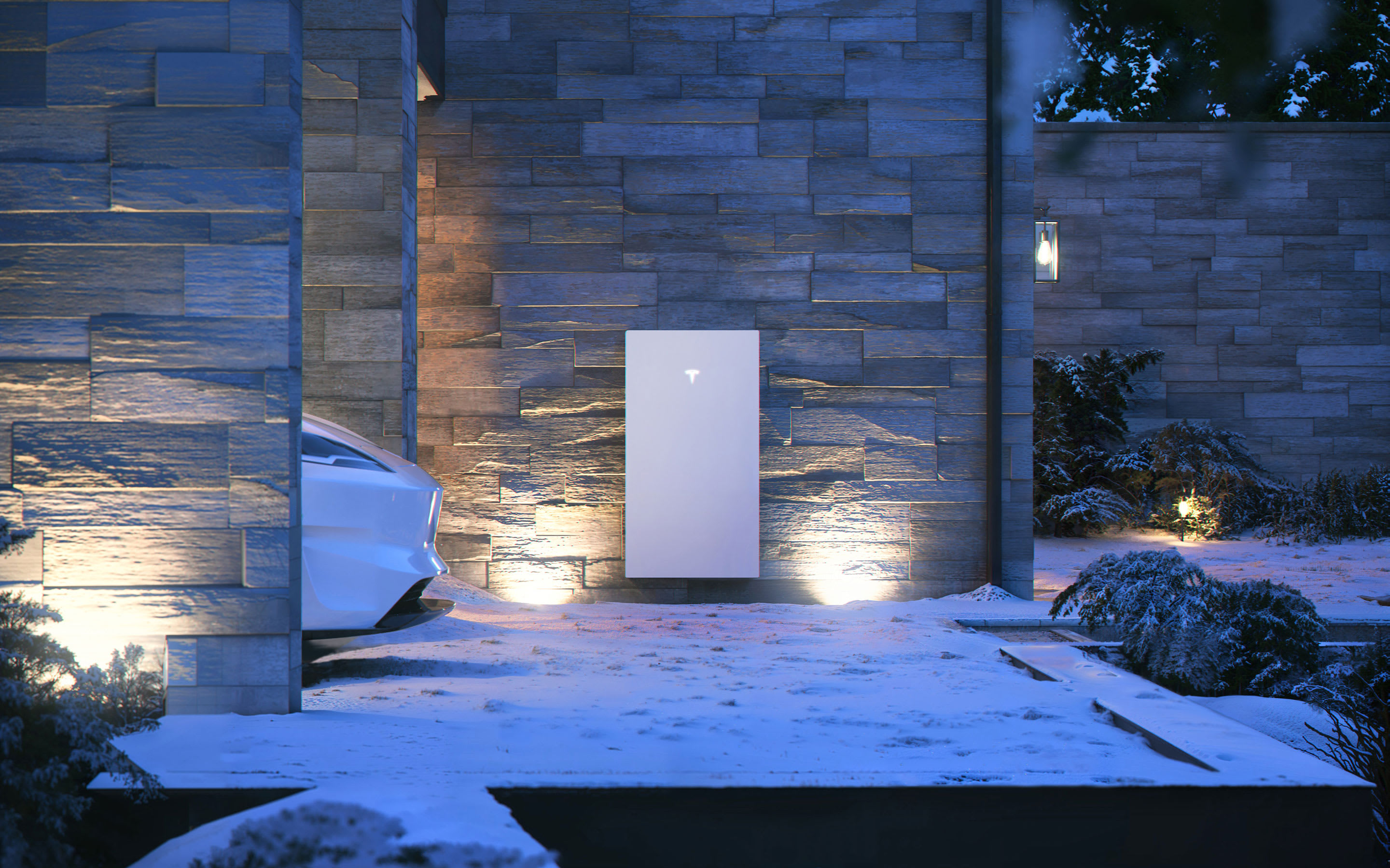 Home powered with Powerwall and Tesla Solar Roof in an outage
