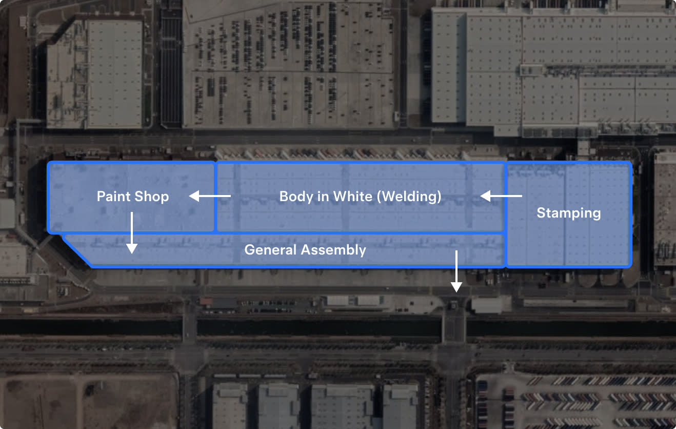 Model 3 Manufacturing in Shanghai