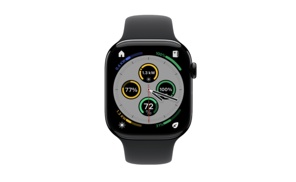 Apple Watch mit Smart-Stapeldisplay