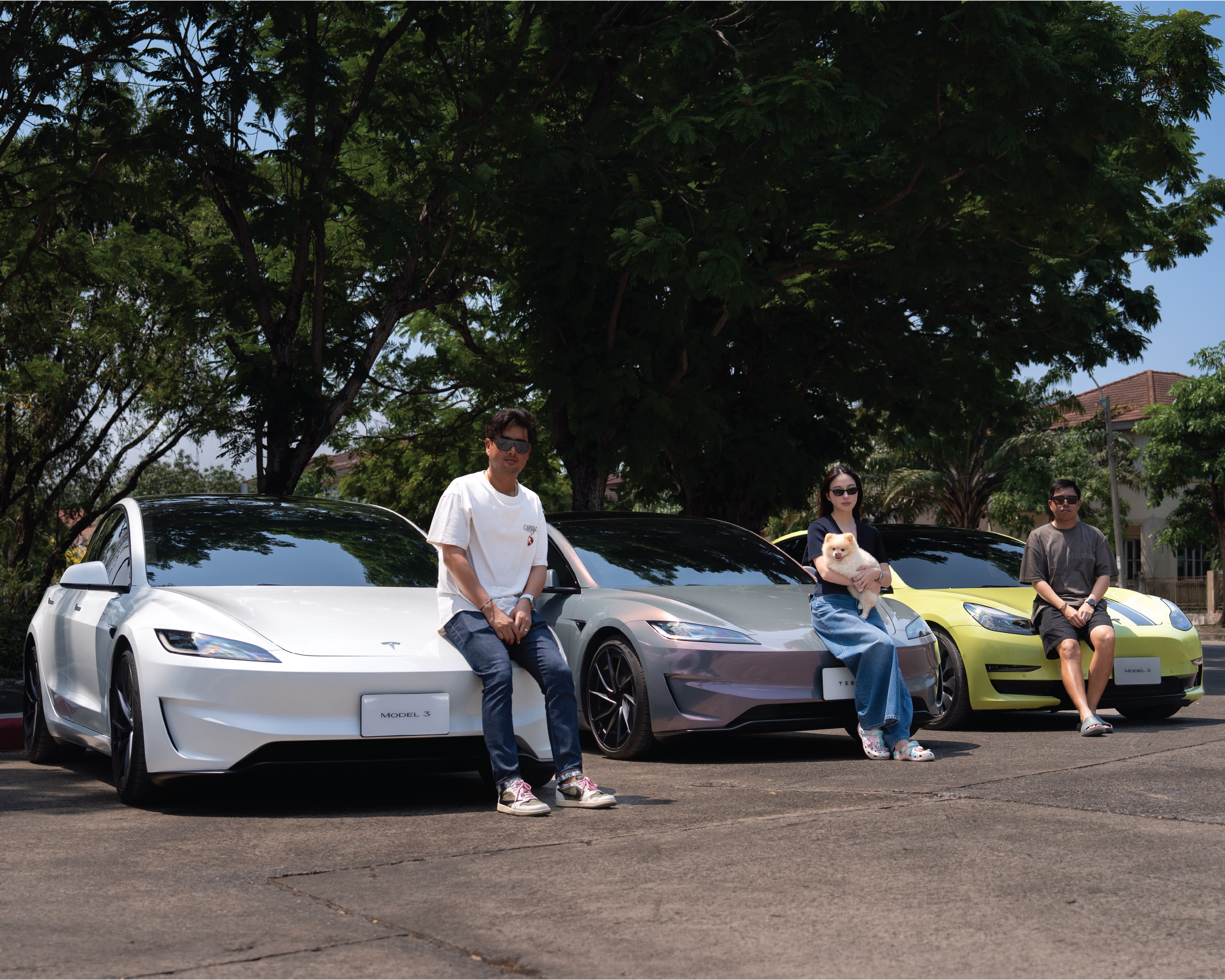 3 พี่น้อง 3 สไตล์ แต่ลงตัวได้ด้วย Model 3 Performance