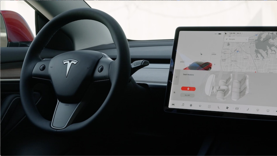 Heated Steering Wheel Model 3 and Model Y Tesla