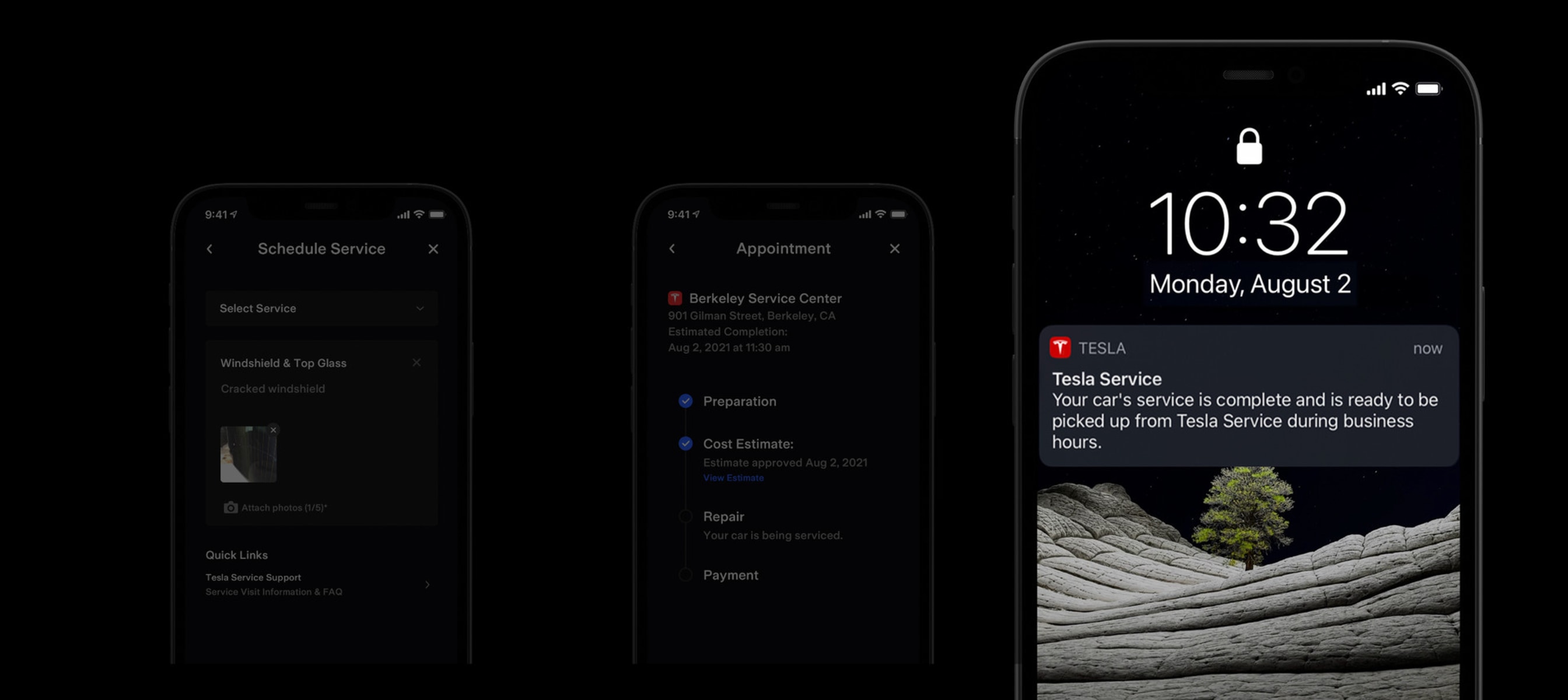 iphone service notification