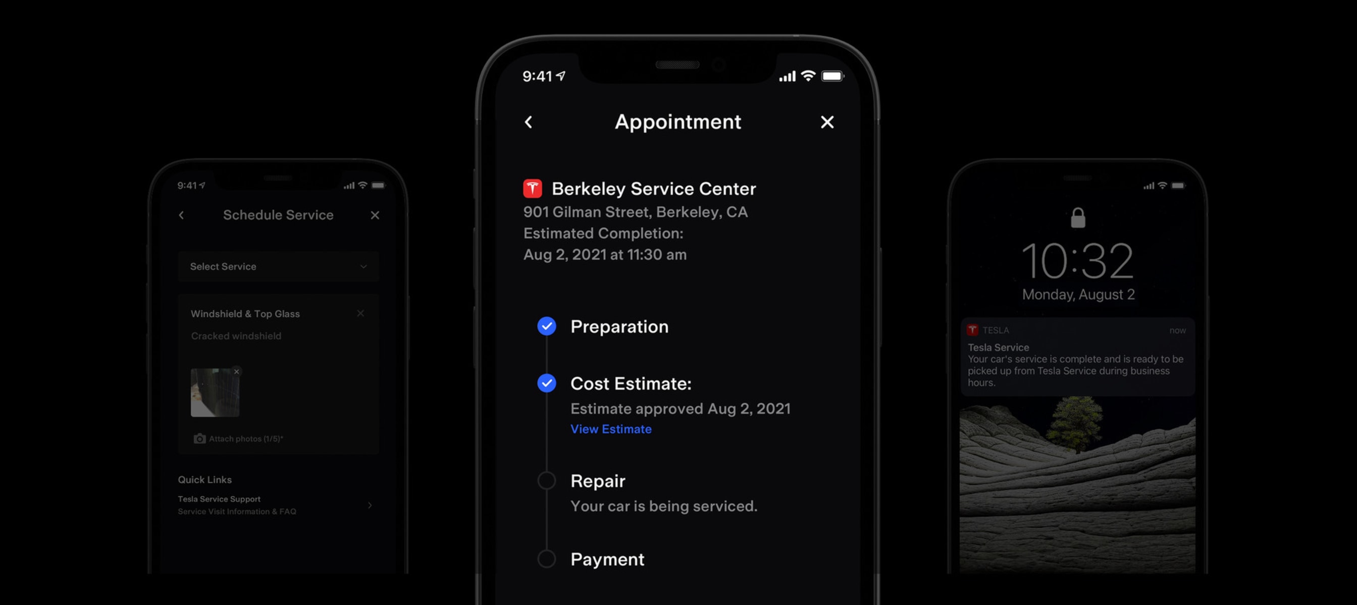 tesla app on iphone