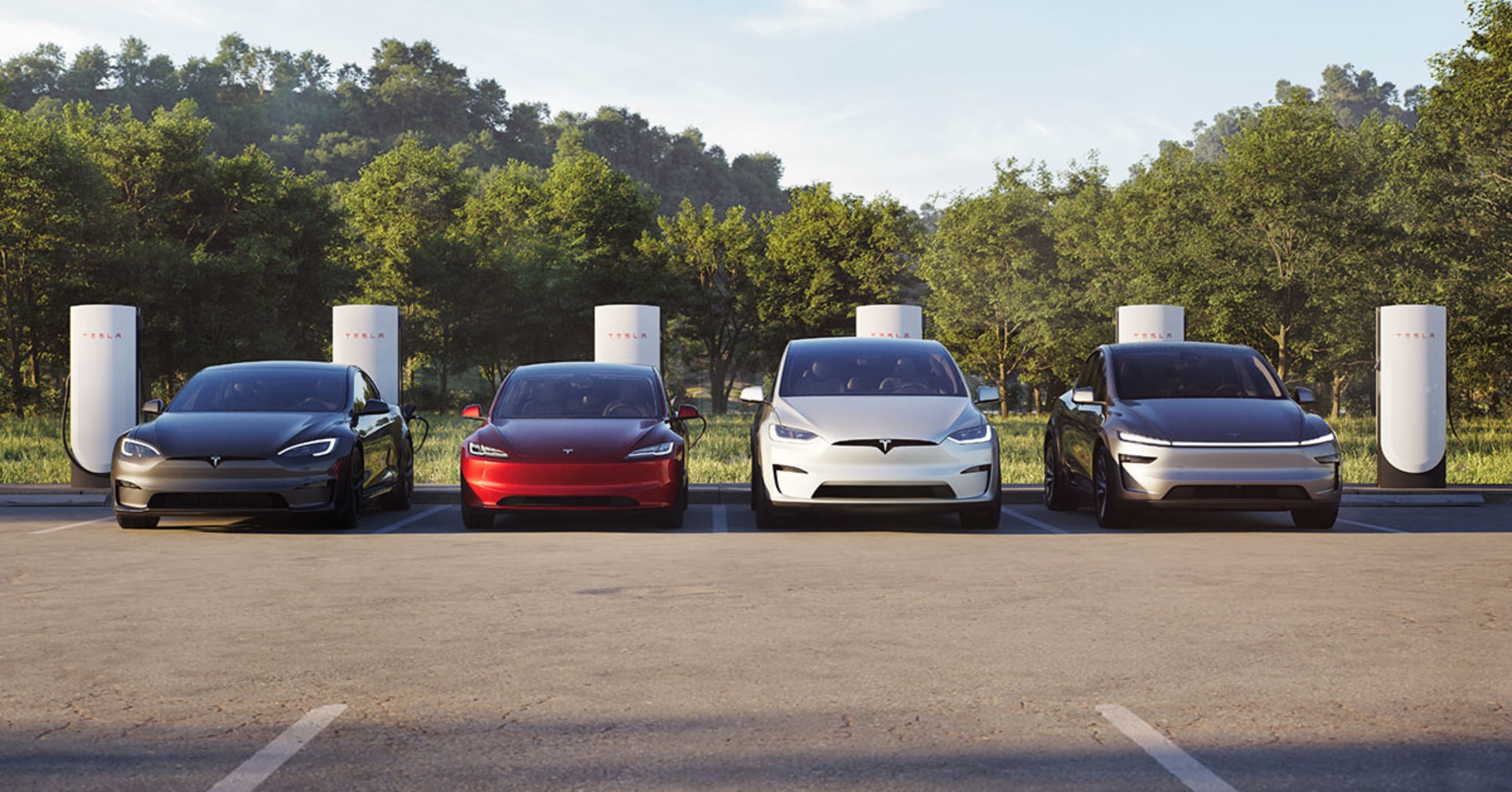 Tesla-voertuigen