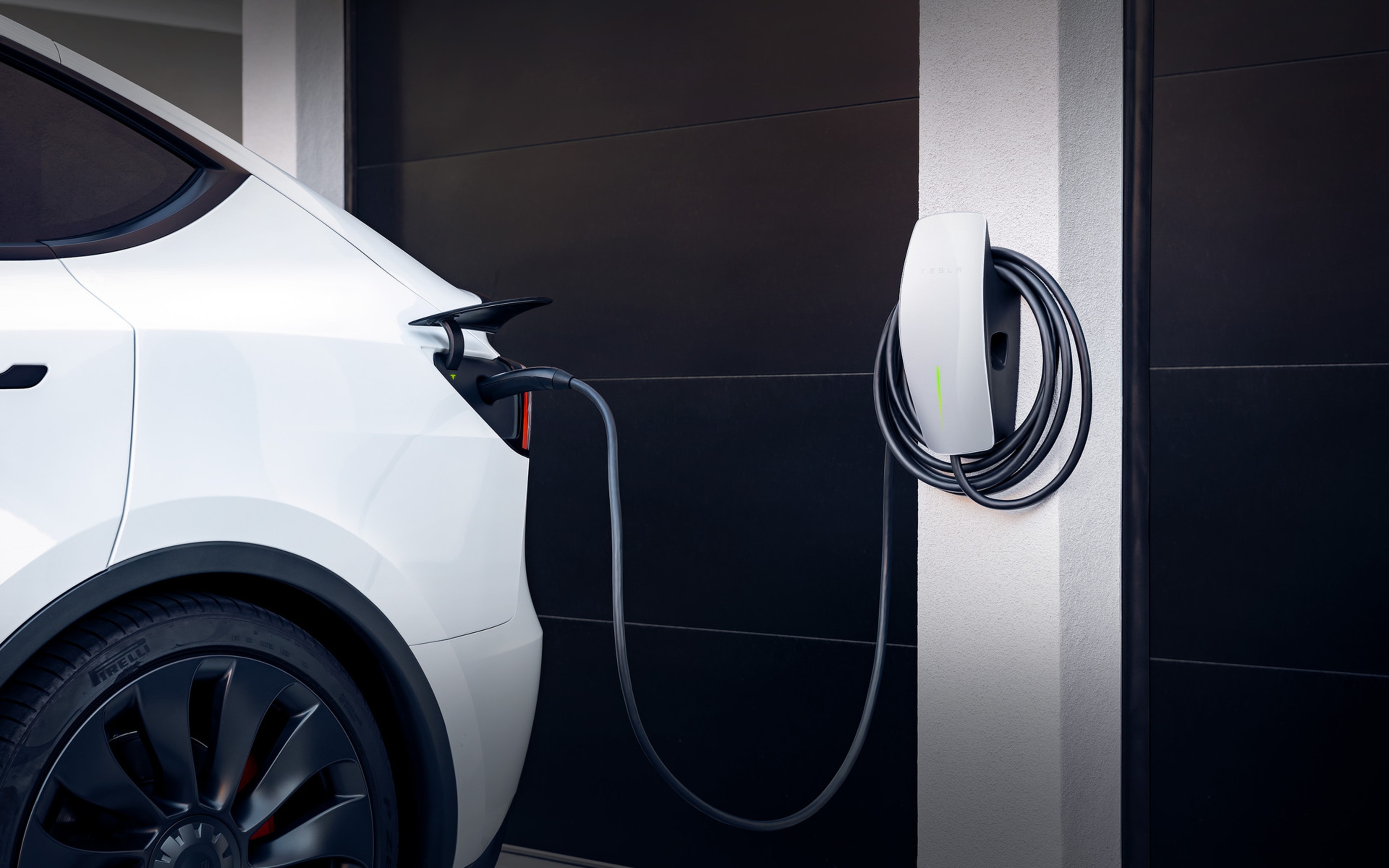 Car charging via Wall Connector