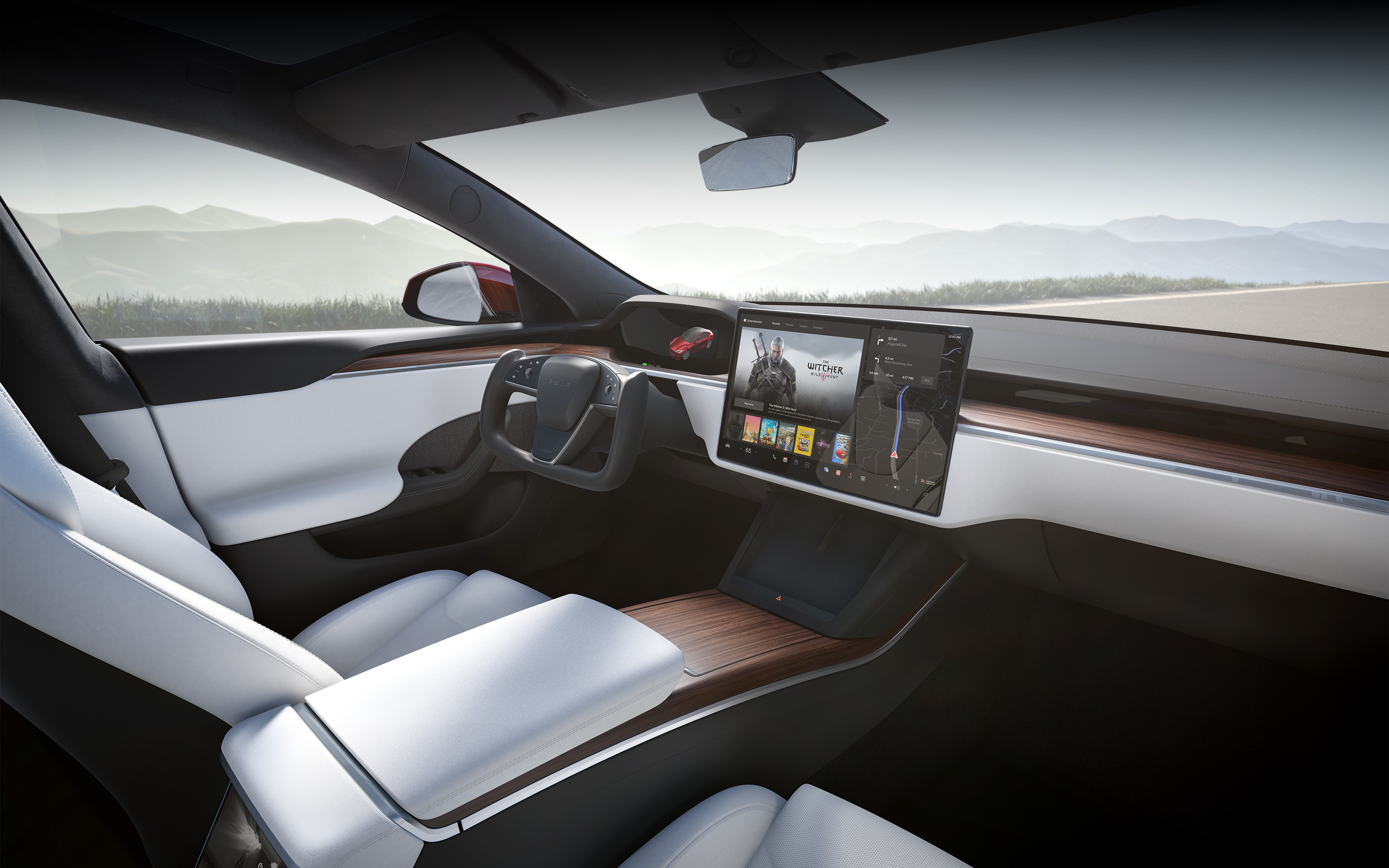 Tesla S interior