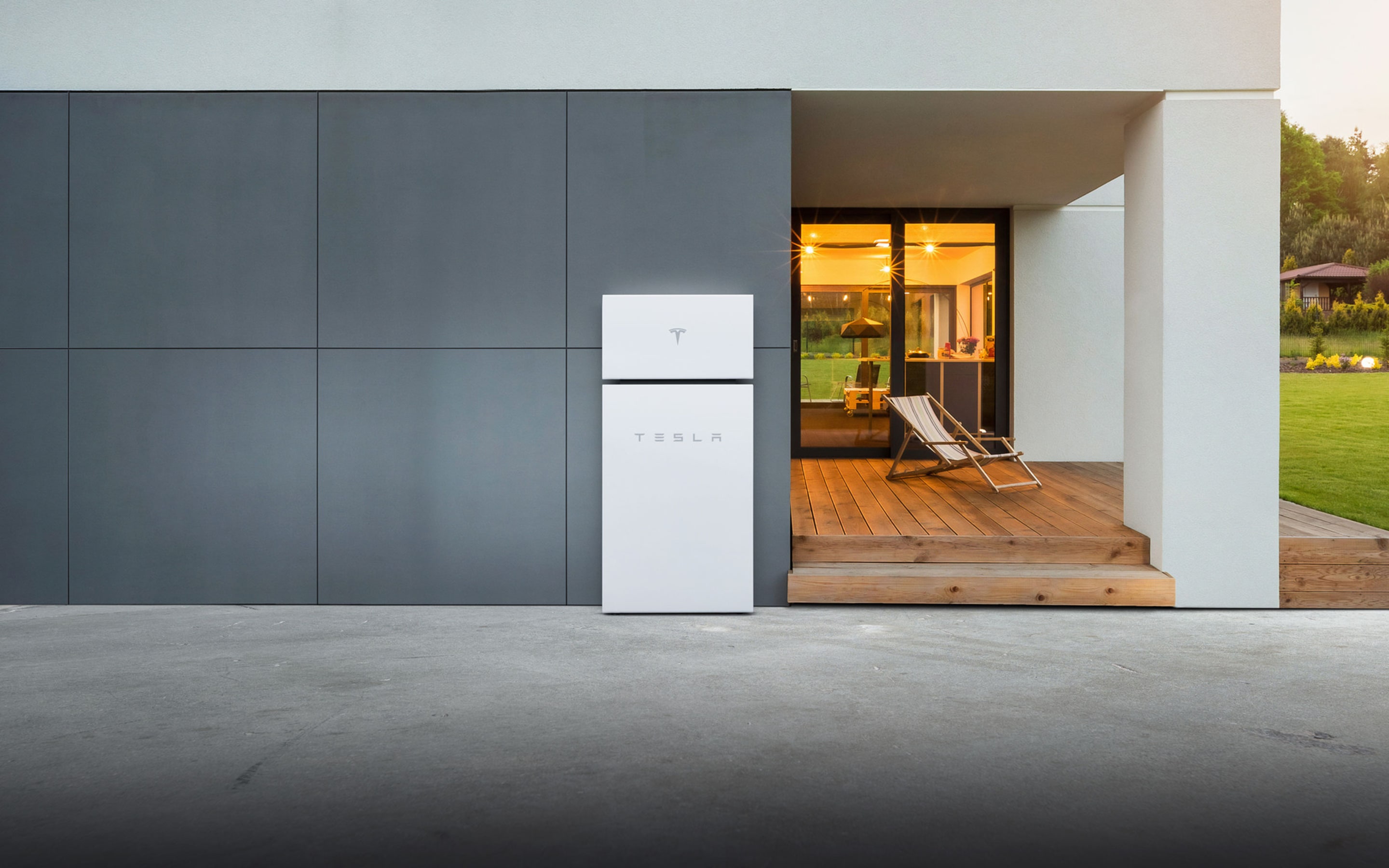 Powerwall outdoors