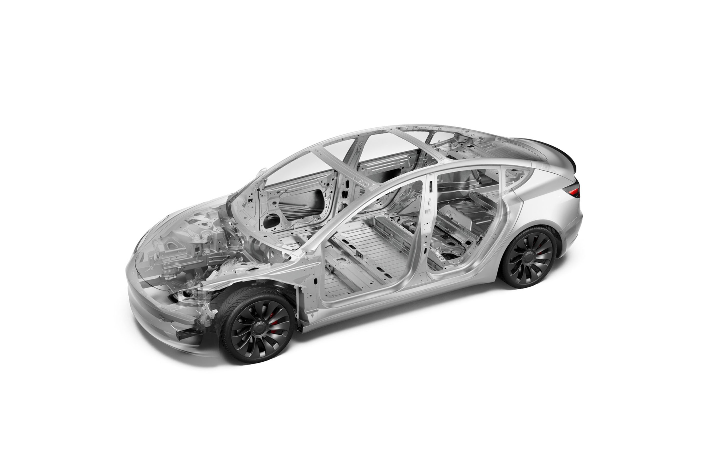 Image de premier plan de la sécurité de la Model 3