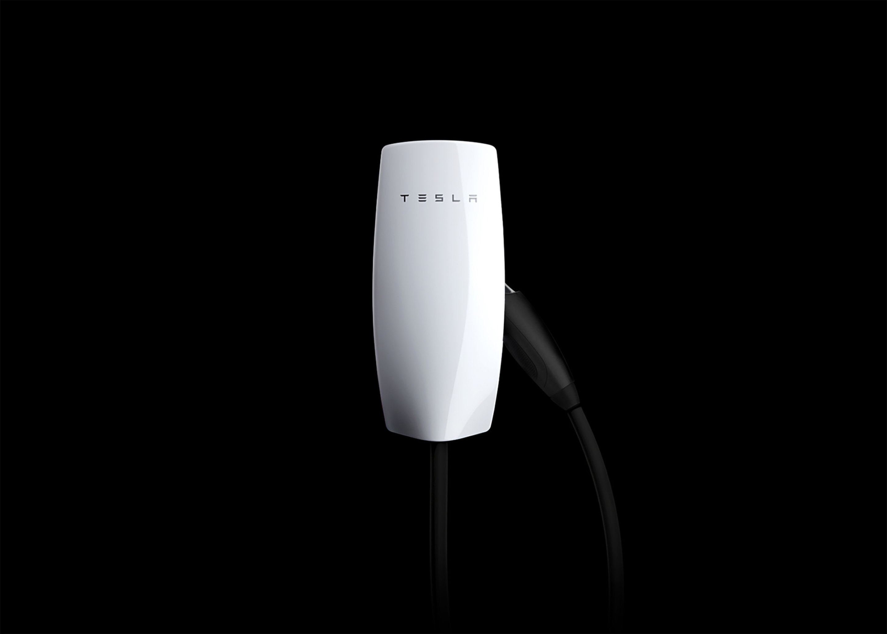 Gen 3 Wall Connector on black background