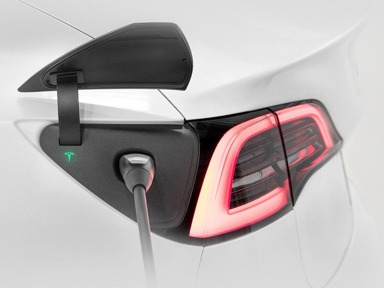 Tesla vehicle charging